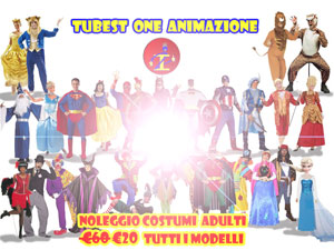 Noleggio Costumi €20 - Tubest One Animazione