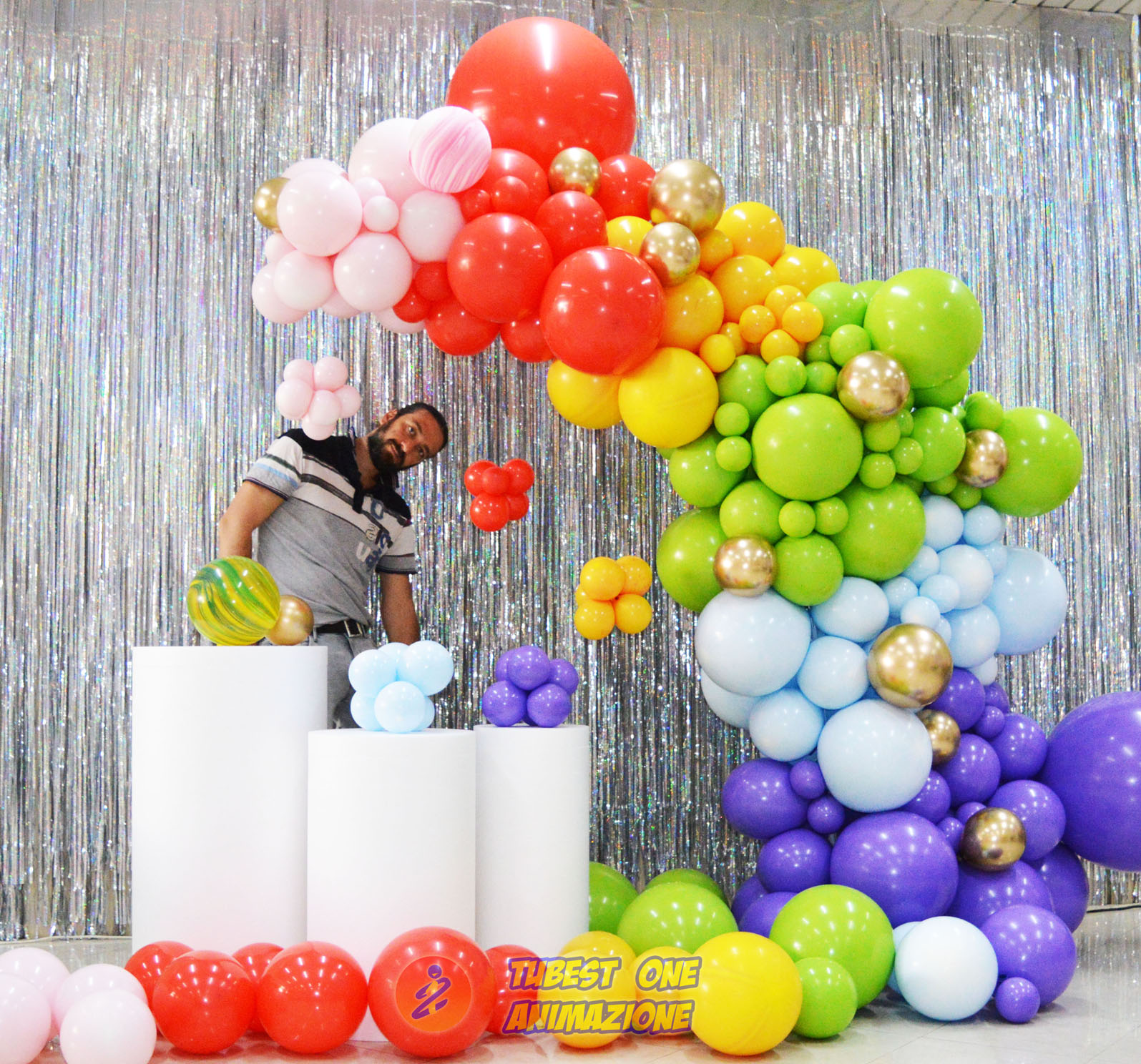 8 palloncini compleanno 60 anni: Addobbi,e vestiti di carnevale